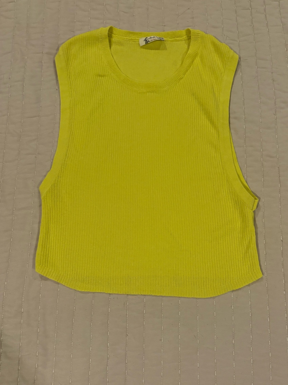 Intimately Free People "Wide Eyed" Ribbed Tank Top - Picture 1 of 5